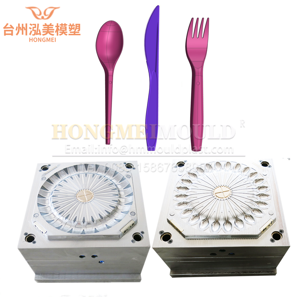 Molde de utensílios de mesa de plástico