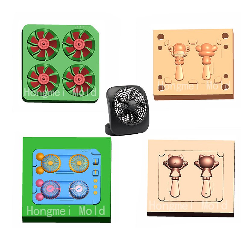 Mini molde de ventilador elétrico